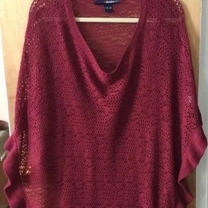Denim 24/7 burgundy cape M